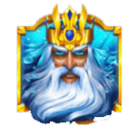สัญลักษณ์พิเศษ ไพไซดอน เกม RISE OF ATLANTIS ค่าย BLUEPRINT GAMING