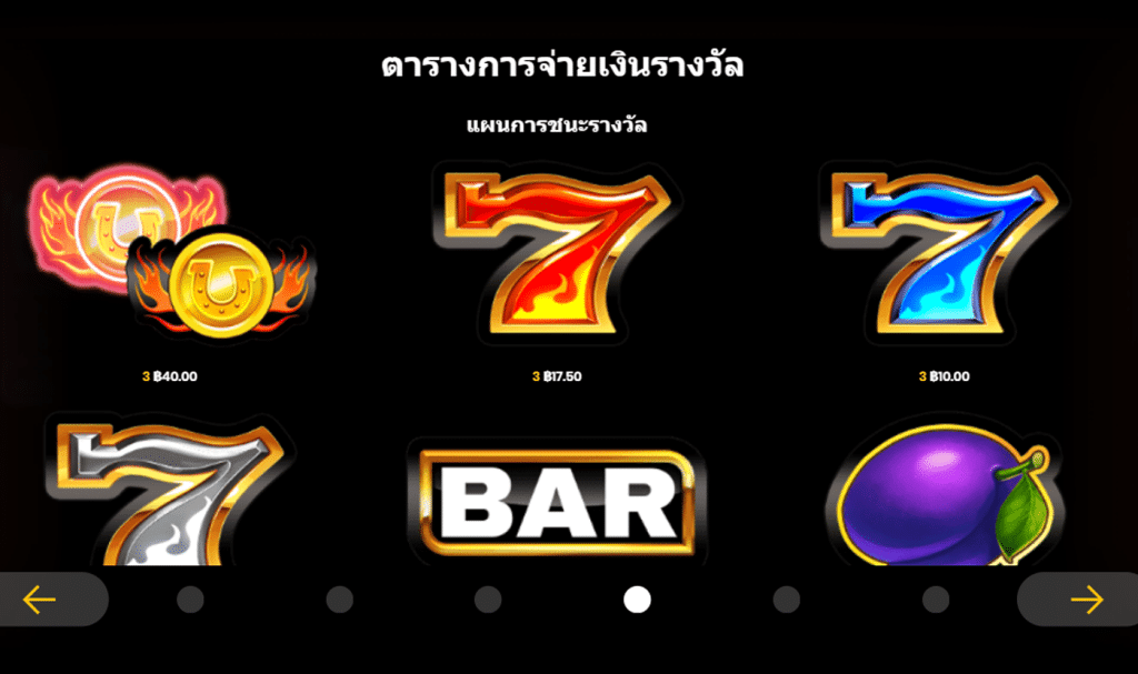 สัญลักษณ์เกม CONIS ON FIRE ค่าย BLUEPRINT GAMING