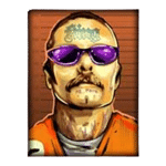 นักโทษสวมแว่นม่วง เกม SAN QUENTIN XWAYS ค่าย NOLIMIT CITY
