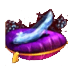 สัญลักษณ์พิเศษ รองเท้าแก้ว เกม WISH UPON A JACKPOT ค่าย BLUEPRINT GAMING
