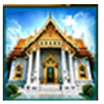 สัญลักษณ์พิเศษ วัด เกม THAI FLOWER ค่าย BLUEPRINT GAMING