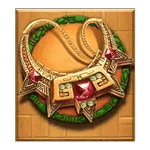 สัญลักษณ์พิเศษ สร้อยคอ เกม TEMPLE OF TREASURE ค่าย BLUEPRINT GAMING