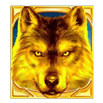 สัญลักษณ์พิเศษ หมาป่าสีทอง เกม WOLF LEGEND MEGAWAYS ค่าย BLUEPRINT GAMING