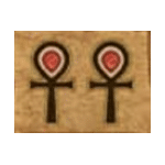 สัญลักษณ์พิเศษ อังก์ เกม EYE OF HORUS FORTUNE PLAY ค่าย BLUEPRINT GAMING