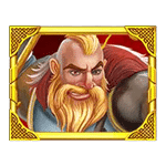 สัญลักษณ์พิเศษ ไวกิ้งเคราสีทอง เกม VIKINGS UNLEASHED MEGAWAYS ค่าย BLUEPRINT GAMING