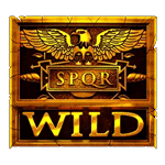 WILD SYMBOL เกม ROME RISE OF AN EMPIRE ค่าย BLUEPRINT GAMING