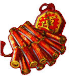 สัญลักษณ์พิเศษ ประทัด เกม SUPER LUCKY FROG ค่าย BLUEPRINT GAMING