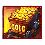 สัญลักษณ์พิเศษ รถขนทอง เกม ROLLING IN GOLD ค่าย BLUEPRINT GAMING