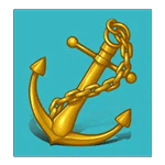 สัญลักษณ์พิเศษ สมอเรือ เกม PIRATES FRENZY ค่าย BLUEPRINT GAMING