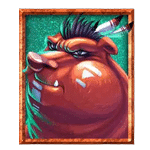สัญลักษณ์พิเศษ หมูป่า เกม PRIMAL MEGAWAYS ค่าย BLUEPRINT GAMING