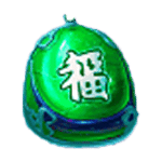สัญลักษณ์พิเศษ อัญมณีสีเขียว เกม LUCKY 8 FORTUNE CAT ค่าย BLUEPRINT GAMING