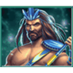 สัญลักษณ์พิเศษ เทพโพไซดอน เกม LEGACY OF THE GODS MEGAWAYS ค่าย BLUEPRINT GAMING
