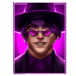 นักต้มตุ๋นแว่นม่วง เกม NEON VILLAINS DOUBLEMAX ค่าย YGGDRASIL SLOT