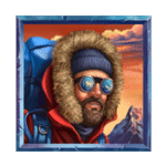 ผู้ชายใส่แว่นเดินเขาหิมะ เกม 90K YETI GIGABLOX ค่าย YGGDRASIL SLOT
