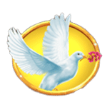 สัญลักษณ์พิเศษ นกพิราบ เกม DIVINE LINKS ค่าย BLUEPRINT GAMING