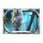 สัญลักษณ์พิเศษ นกฮูก เกม GRIZZLY GOLD ค่าย BLUEPRINT GAMING