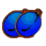 สัญลักษณ์พิเศษ ลูกพรุน เกม DOUBLE TRIPLE CHANCE ค่าย BLUEPRINT GAMING