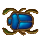 สัญลักษณ์พิเศษ สคารับ เกม EYE OF HORUS ค่าย BLUEPRINT GAMING