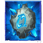 สัญลักษณ์พิเศษ หินสีน้ำเงิน เกม ETERNAL PHOENIX MEGAWAYS ค่าย BLUEPRINT GAMING