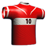สัญลักษณ์พิเศษ เสื้อบอลสีแดง เกม GOLD CUP ค่าย BLUEPRINT GAMING