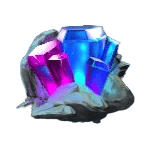 อัญมณีสีม่วงน้ำเงิน เกม CRYSTAL FALLS ค่าย YGGDRASIL SLOT