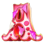 ตัวอักษร A เกม BUSTER HAMMER CARNIVAL ค่าย YGGDRASIL SLOT