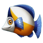 ปลาสีขาว เกม GOLDEN FISH TANK ค่าย YGGDRASIL SLOT