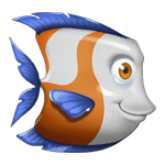 ปลาสีขาว เกม GOLDEN FISH TANK2 ค่าย YGGDRASIL SLOT