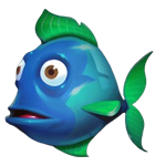 ปลาสีฟ้า เกม GOLDEN FISH TANK2 ค่าย YGGDRASIL SLOT