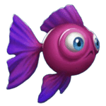 ปลาสีม่วง เกม GOLDEN FISH TANK ค่าย YGGDRASIL SLOT