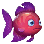 ปลาสีม่วง เกม GOLDEN FISH TANK2 ค่าย YGGDRASIL SLOT