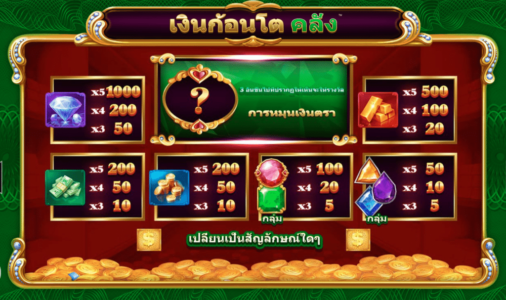 สัญลักษณ์ เกม BIG MONEY FRENZY ค่าย BLUEPRINT GAMING