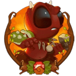เอเลี่ยนสีแดง เกม CHIBEASTIES ค่าย YGGDRASIL SLOT