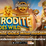 APHRODITE GOES WILD RUSHINGWILDS งานเฉลิมฉลองสุดมหัศจรรย์นี้กับเหล่าเทพแจกฟรี50