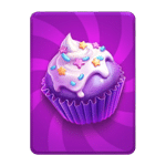 คัพเค้กสีม่วง เกม JELLYCIOUS DOUBLEMAX ค่าย YGGDRASIL SLOT