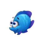 ปลาสีฟ้า เกม GOLDEN FISH TANK PARTY ค่าย YGGDRASIL SLOT