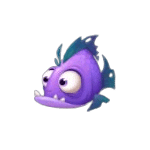 ปลาสีม่วง เกม GOLDEN FISH TANK PARTY ค่าย YGGDRASIL SLOT