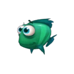 ปลาสีเขียว เกม GOLDEN FISH TANK PARTY ค่าย YGGDRASIL SLOT