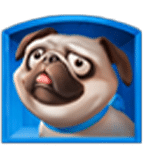 สัญลักษณ์พิเศษ สุนัขปั๊ก เกม LUCKY DOGGY ค่าย JILI SLOT