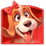 สัญลักษณ์พิเศษ สุนัขหูยาว เกม LUCKY DOGGY ค่าย JILI SLOT