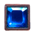 สัญลักษณ์พิเศษ อัญมณีสี่เหลี่ยมสีน้ำเงิน เกม GEM ELEVATOR ค่าย PRAGMATIC PLAY