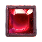 สัญลักษณ์พิเศษ อัญมณีสี่เหลี่ยมสีแดง เกม GEM ELEVATOR ค่าย PRAGMATIC PLAY