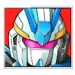 สัญลักษณ์พิเศษ โรบอทพื้นหลังสีแดง เกม ANIME MECHA MEGAWAYS ค่าย PRAGMATIC PLAY