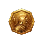 เหรียญประจำตัวของดาบ เกม 3 GLADIATORS VS CAESAR ค่าย YGGDRASIL SLOT