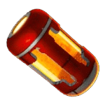 กระบอกสูบสีแดง เกม INCINERATOR ค่าย YGGDRASIL SLOT
