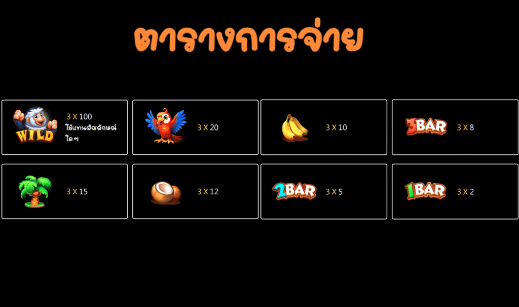 สัญลักษณ์ เกม FORTUNE MONKEY ค่าย JILI SLOT