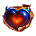 สัญลักษณ์พิเศษ หัวใจ 1 ดวง เกม DEVIL FIRE ค่าย JILI SLOT