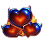 สัญลักษณ์พิเศษ หัวใจ 3 ดวง เกม DEVIL FIRE ค่าย JILI SLOT
