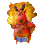 WILD SYMBOL เกม PLAY WITH DAVIL ค่าย RED TIGER