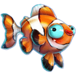 สัญลักษณ์พิเศษ ปลานีโม่ เกม FISH TASTIC ค่าย RED TIGER